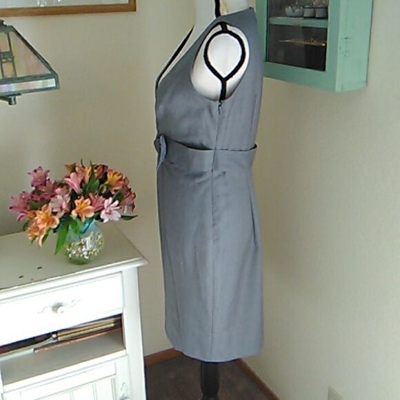 Ted Baker London Gray Bow Front Penci Sheath Dress - Picture 4 of 10
